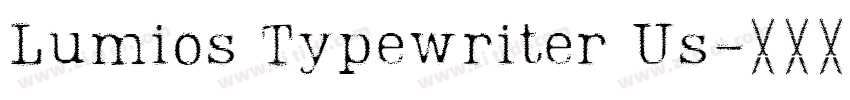 Lumios Typewriter Us字体转换